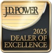 JD Power Dealer of Excellence award